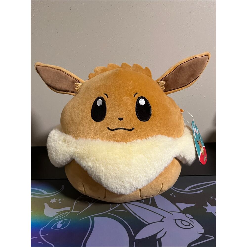 Squishmallows Pokemon Eevee 10-in Medium Plush